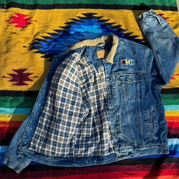 Vintage CMT Logo Denim Jacket - Picture 2 of 8